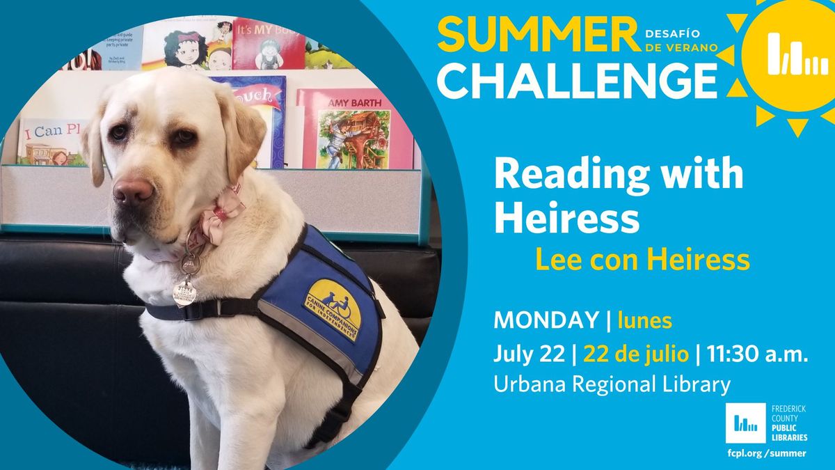 Reading with Heiress the Dog: A Storytime about Body Safety
