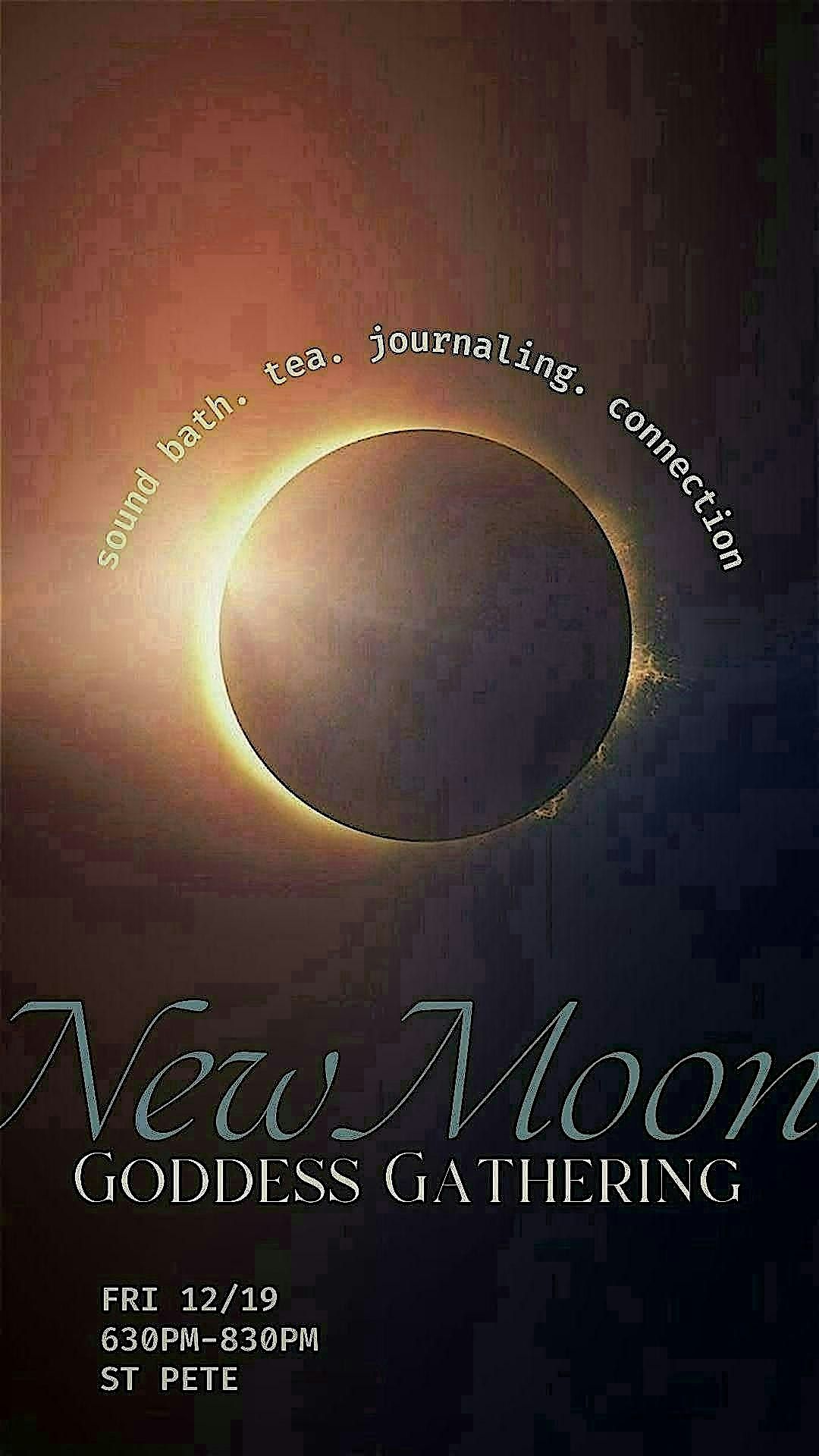 New Moon Goddess Gathering: Manifest, Heal & Rise Together \u2728