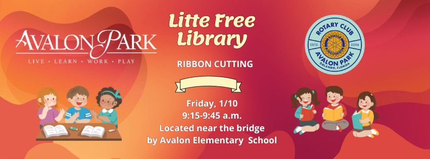 Little Free Library Ribbon Cutting Ceremony