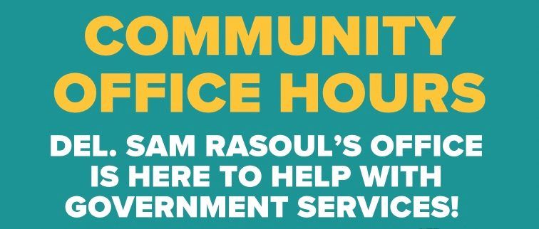 Community Office Hours with Del. Sam Rasoul's Office