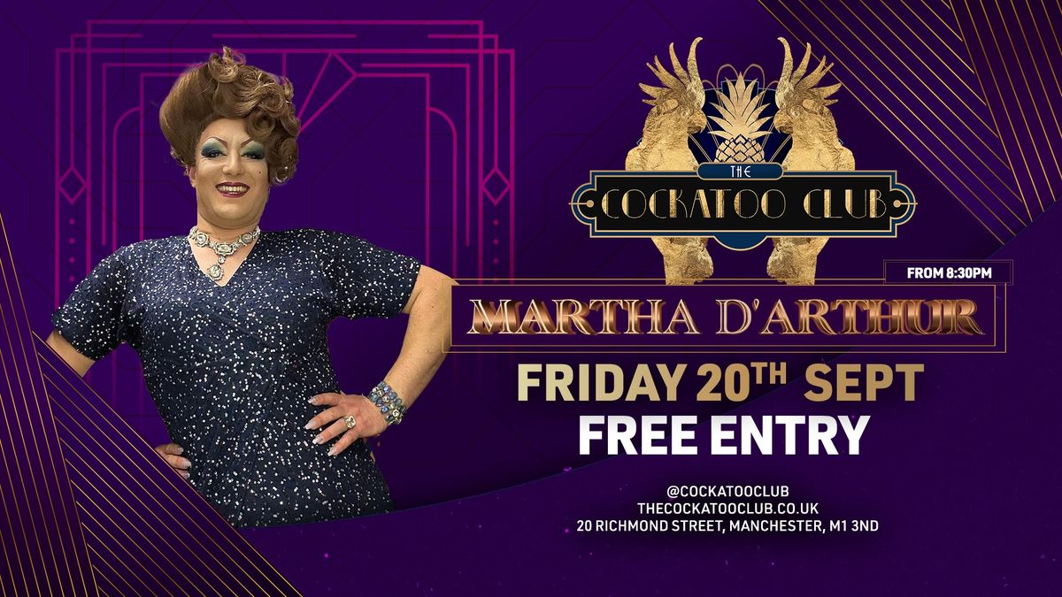 Cocktails & Cabaret with Martha D'Arthur