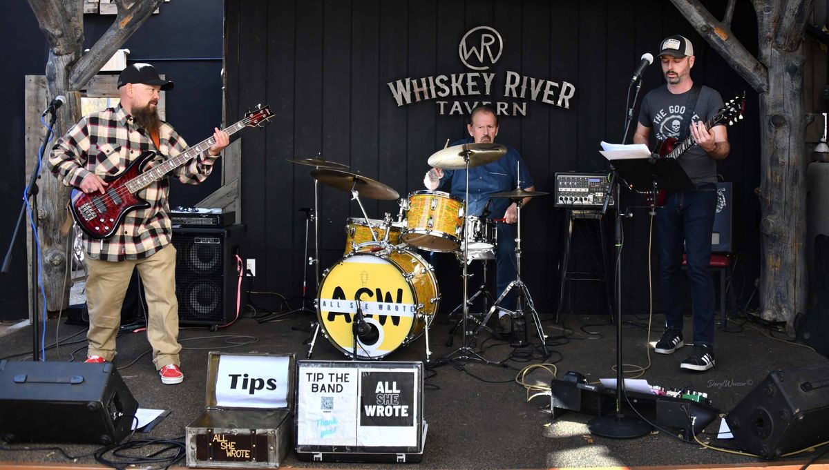 All She Wrote - Whiskey River Tavern Patio