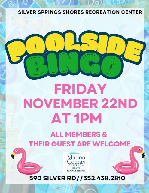 Poolside Bingo