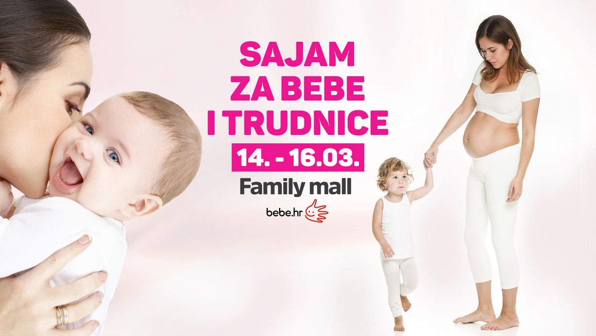 Sajam za bebe i trudnice 14.- 16.03. u Family mallu