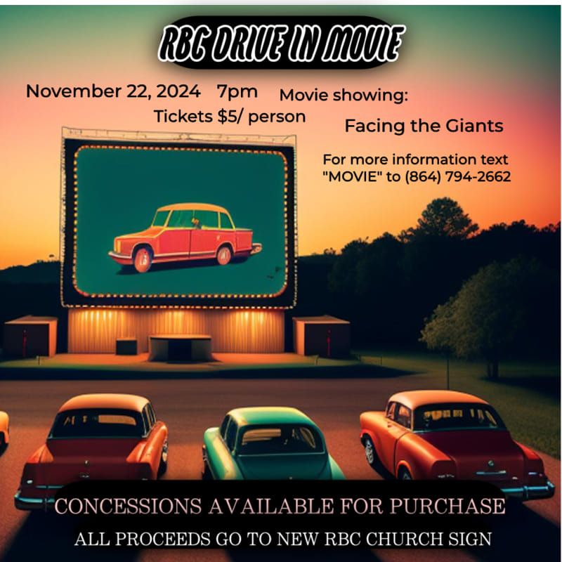 Drive-in movie night