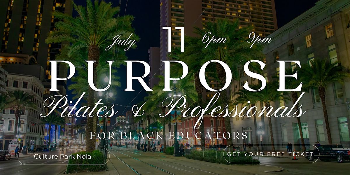 Purpose, Pilates, and Professionals