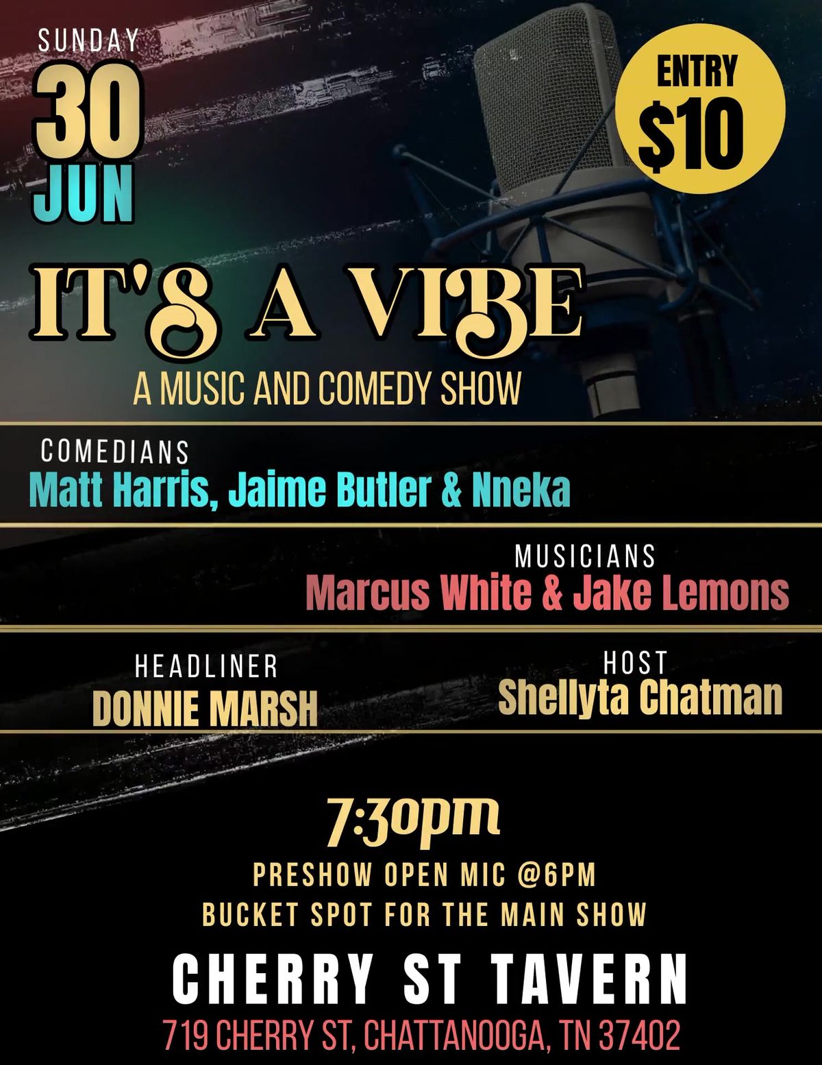It's a Vibe - A music & comedy show