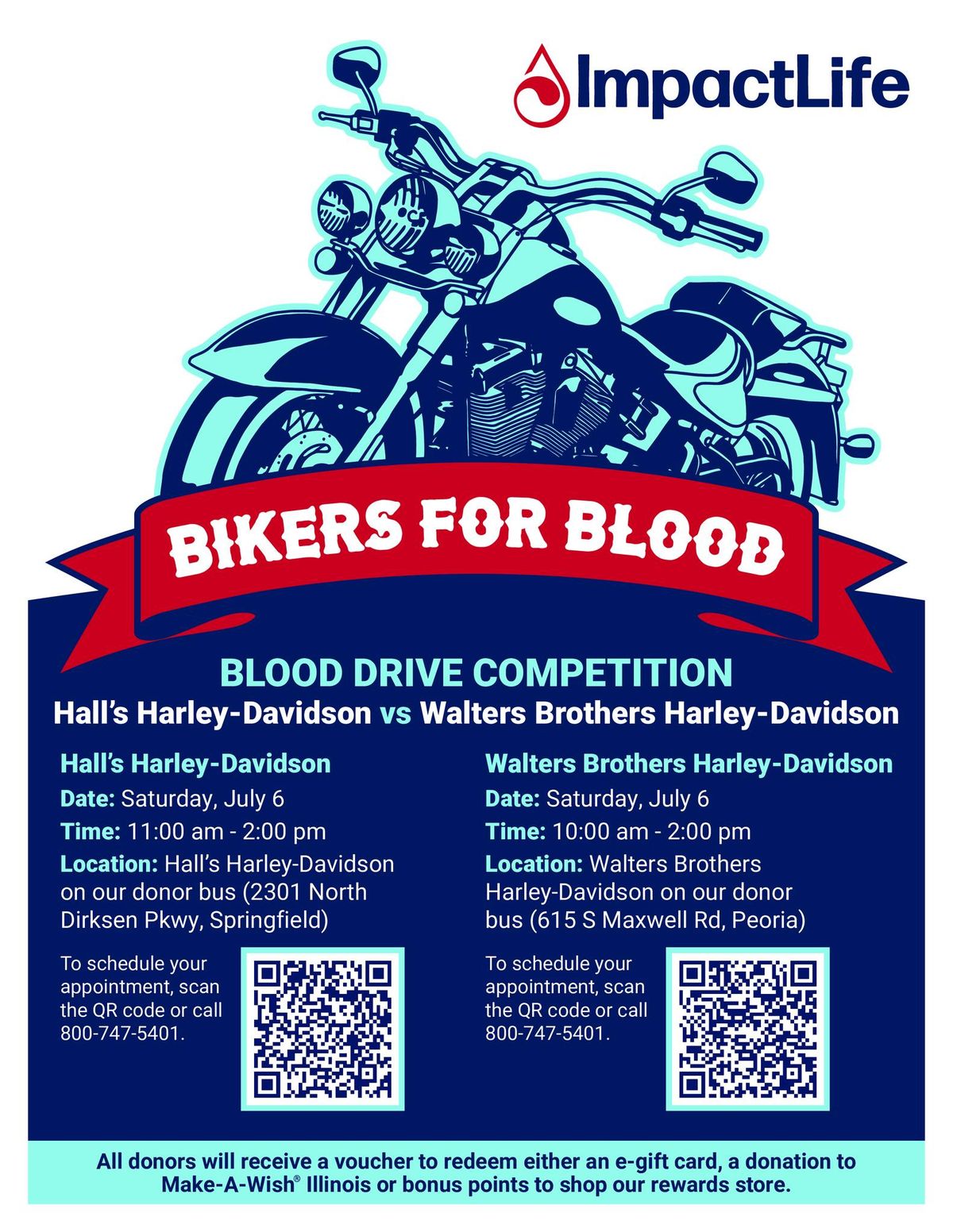 Bikers for Blood - Blood Drive
