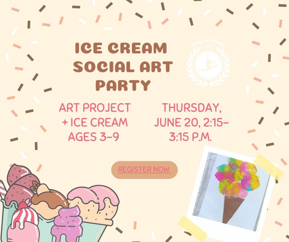 Ice Cream Social Art Party!