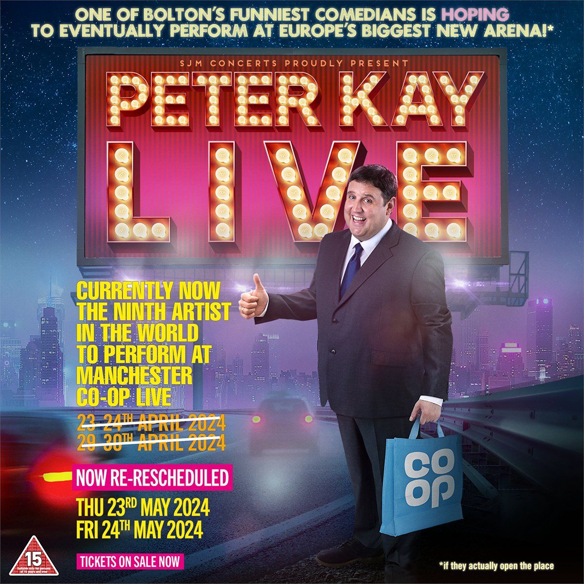 Peter Kay Manchester Tickets