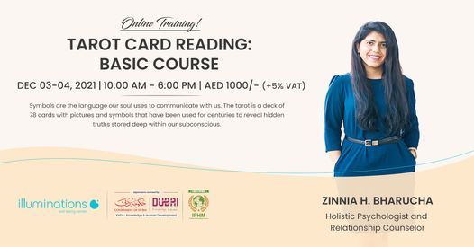 Online Training: Tarot Card Reading \u2013 Basic Course with Zinnia Bharucha
