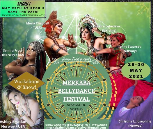 Merkaba Bellydance Festival 2021 Workshops Kirkegata 46 4006 Stavanger Norge 28 May To 30 May