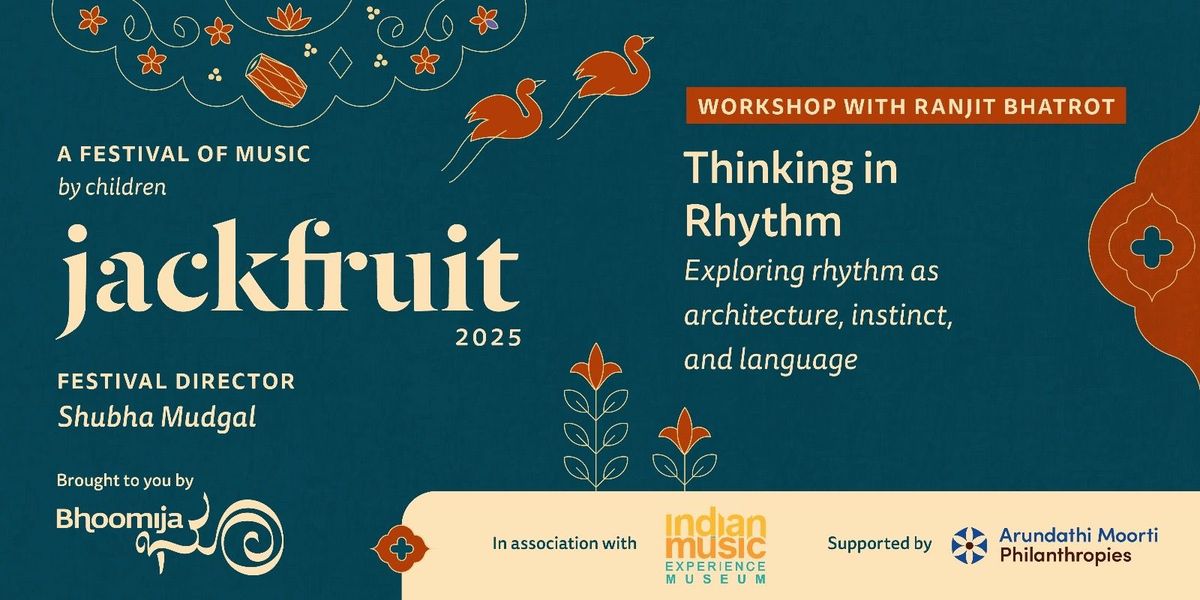 Bhoomija: Thinking In Rhythm - Ranjit Barot