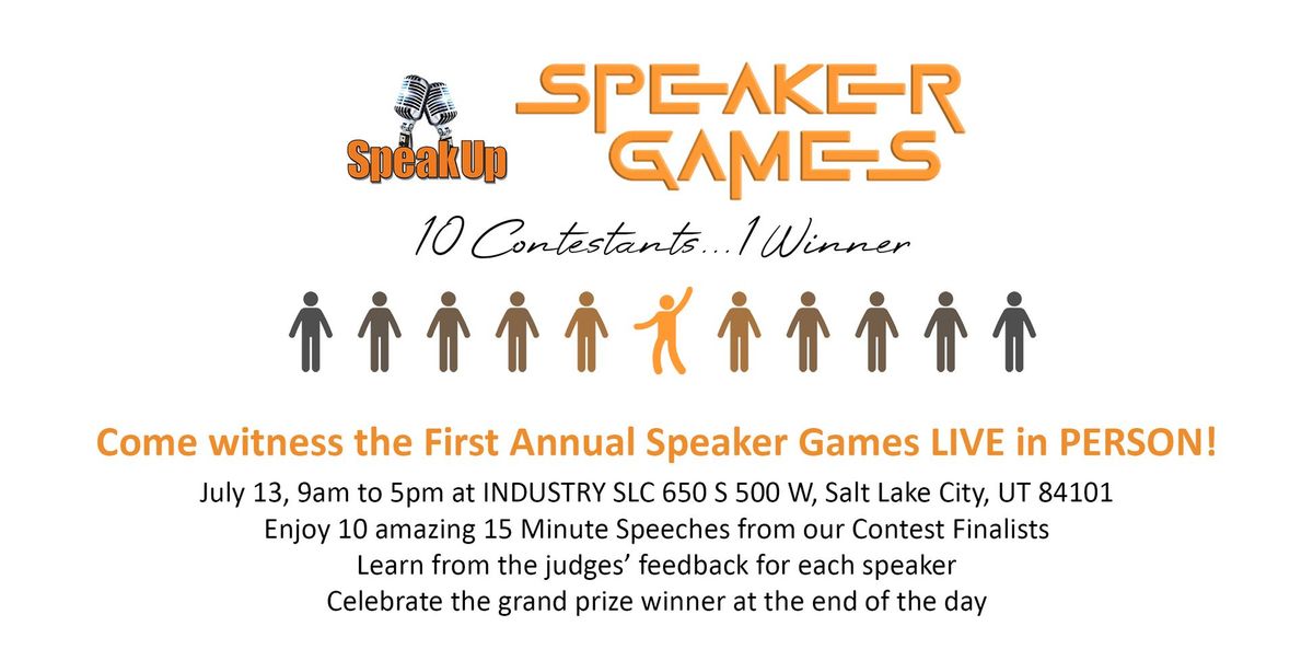 First Annual Speaker Games 