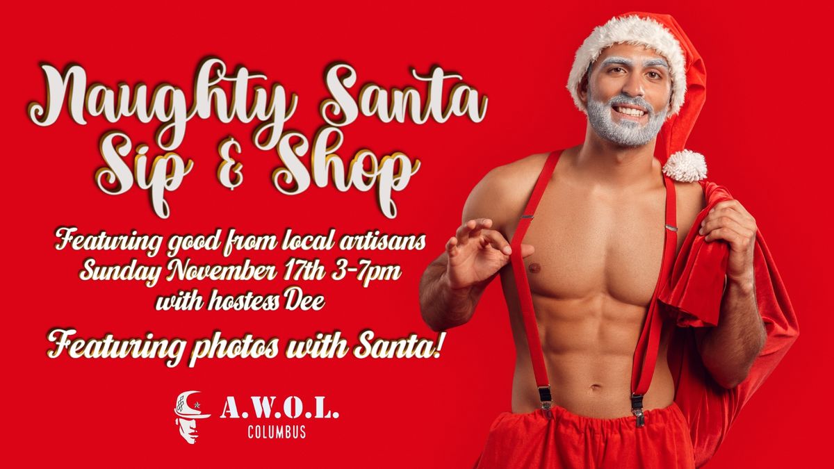 Naughty Santa Sip & Shop