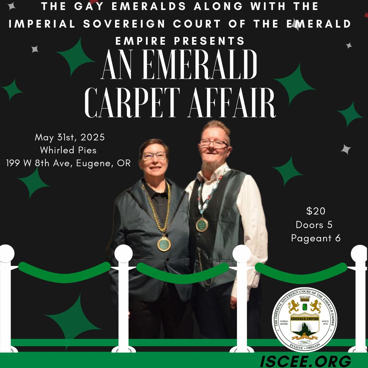 ISCEE Gay Emerald Empire Pageant: An Emerald Carpet Affair