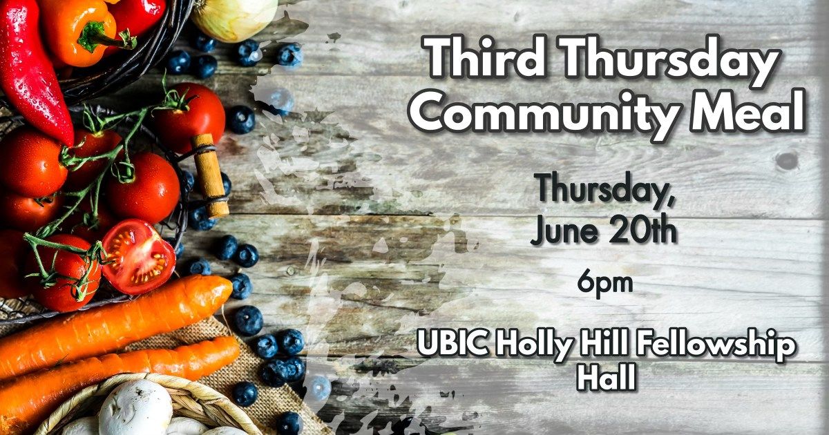 Third Thursday Community Meal