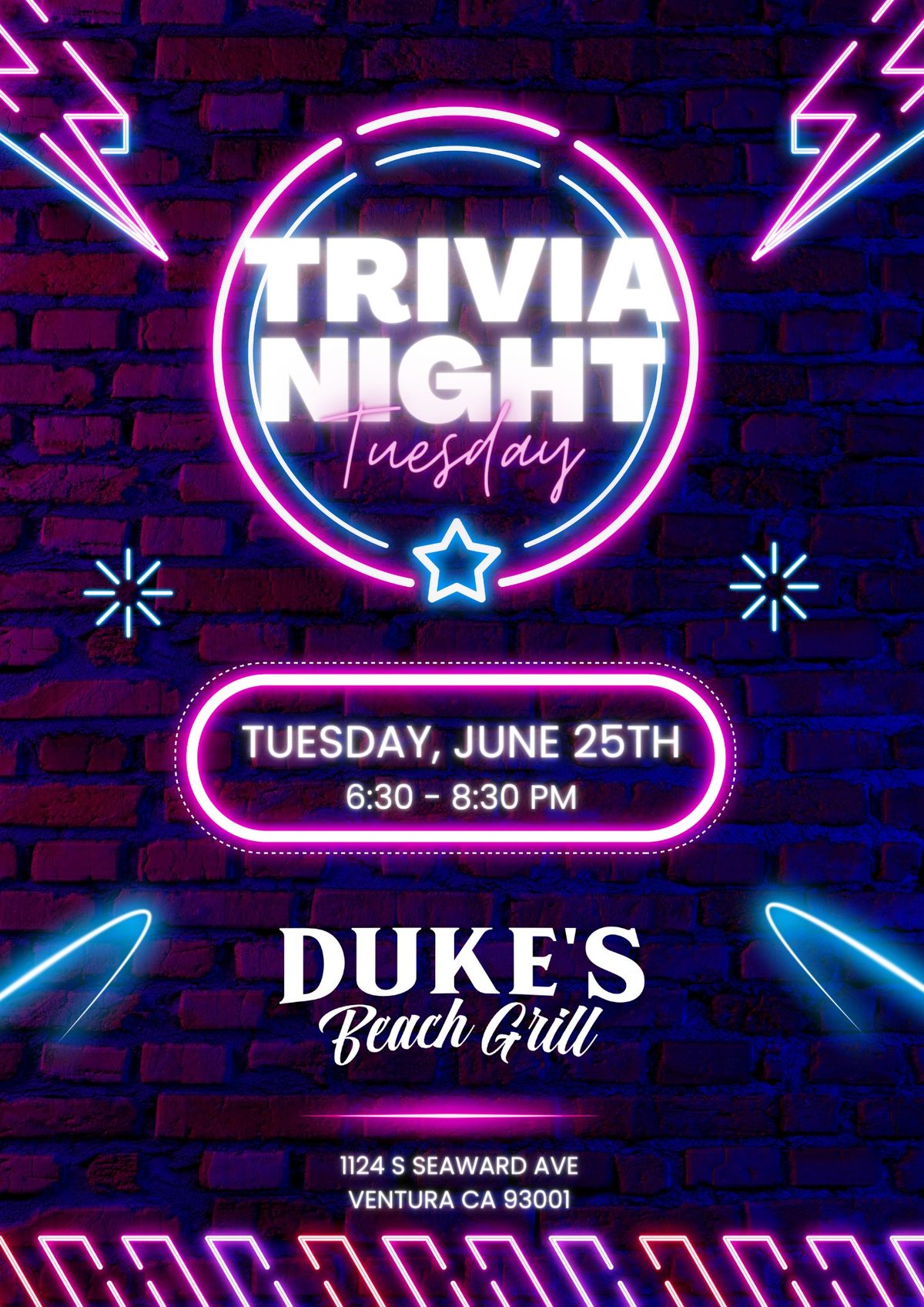 Trivia Night @ Duke's