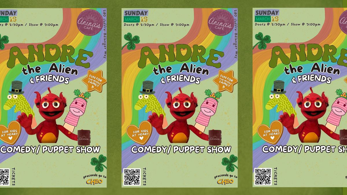 ANDRE THE ALIEN | Family Friendly Comedy & Puppet Show