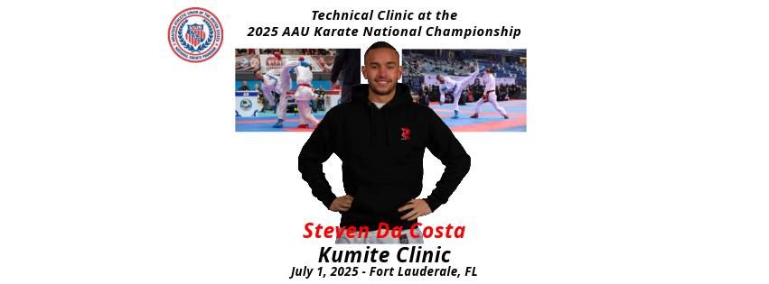 Steven Da Costa Kumite Clinic @ the 2025 AAU Karate National Championship