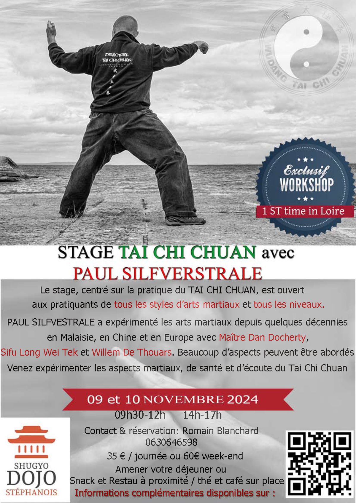 Worshop \/ Seminar Tai Chi Chuan WUDANG pratical with PAUL SILFVERSTRALE 