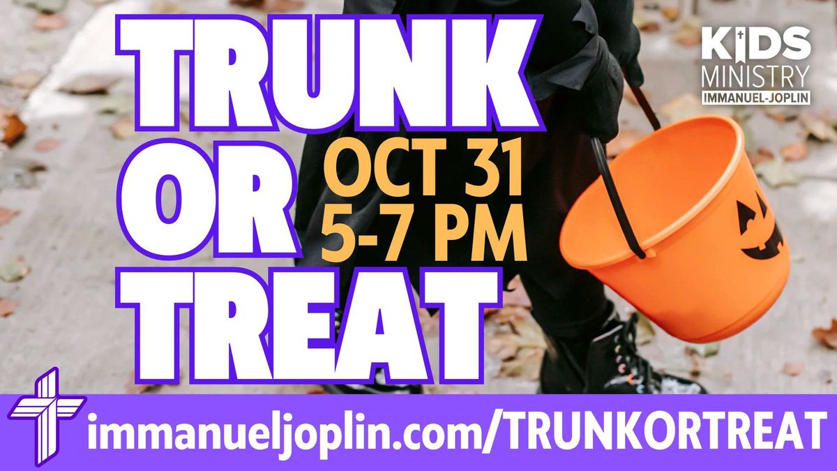 Trunk Or Treat at Immanuel Lutheran Church & Martin Luther School