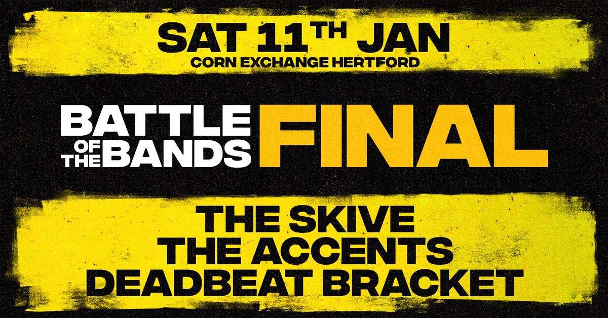 Battle of the Bands Final 2025 | Hertford Corn Exchange