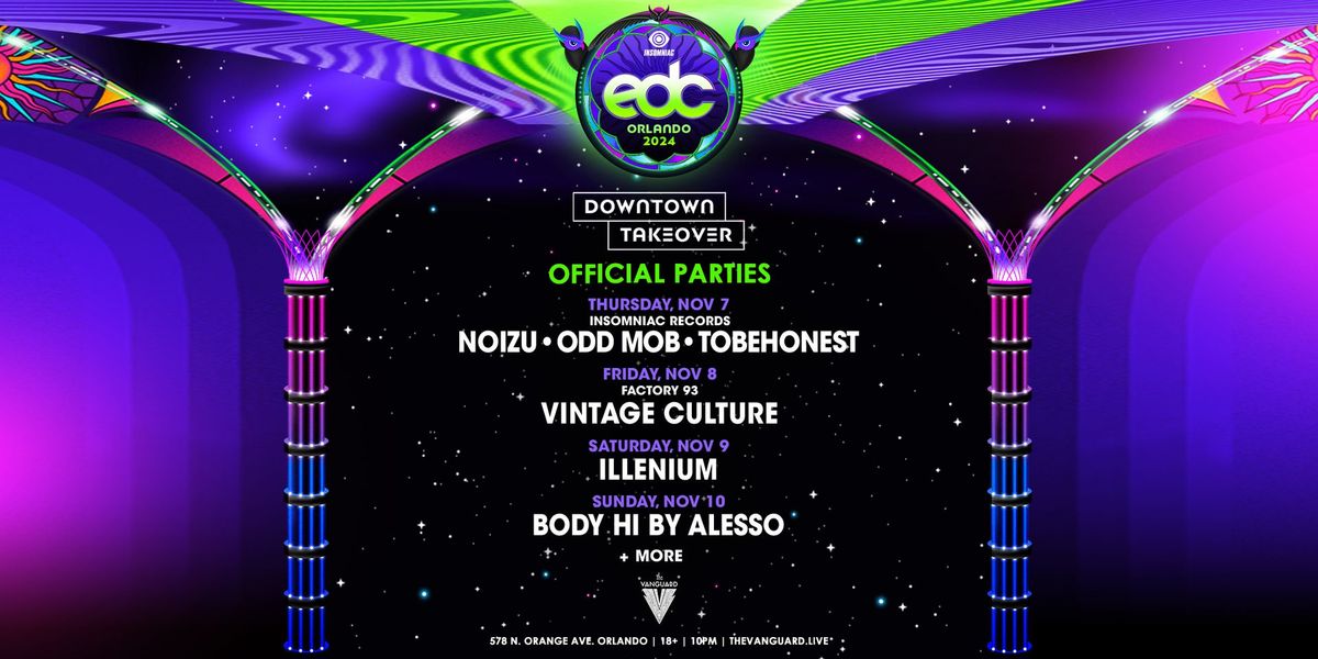 EDC Orlando Closing Party: Body Hi by Alesso at The Vanguard