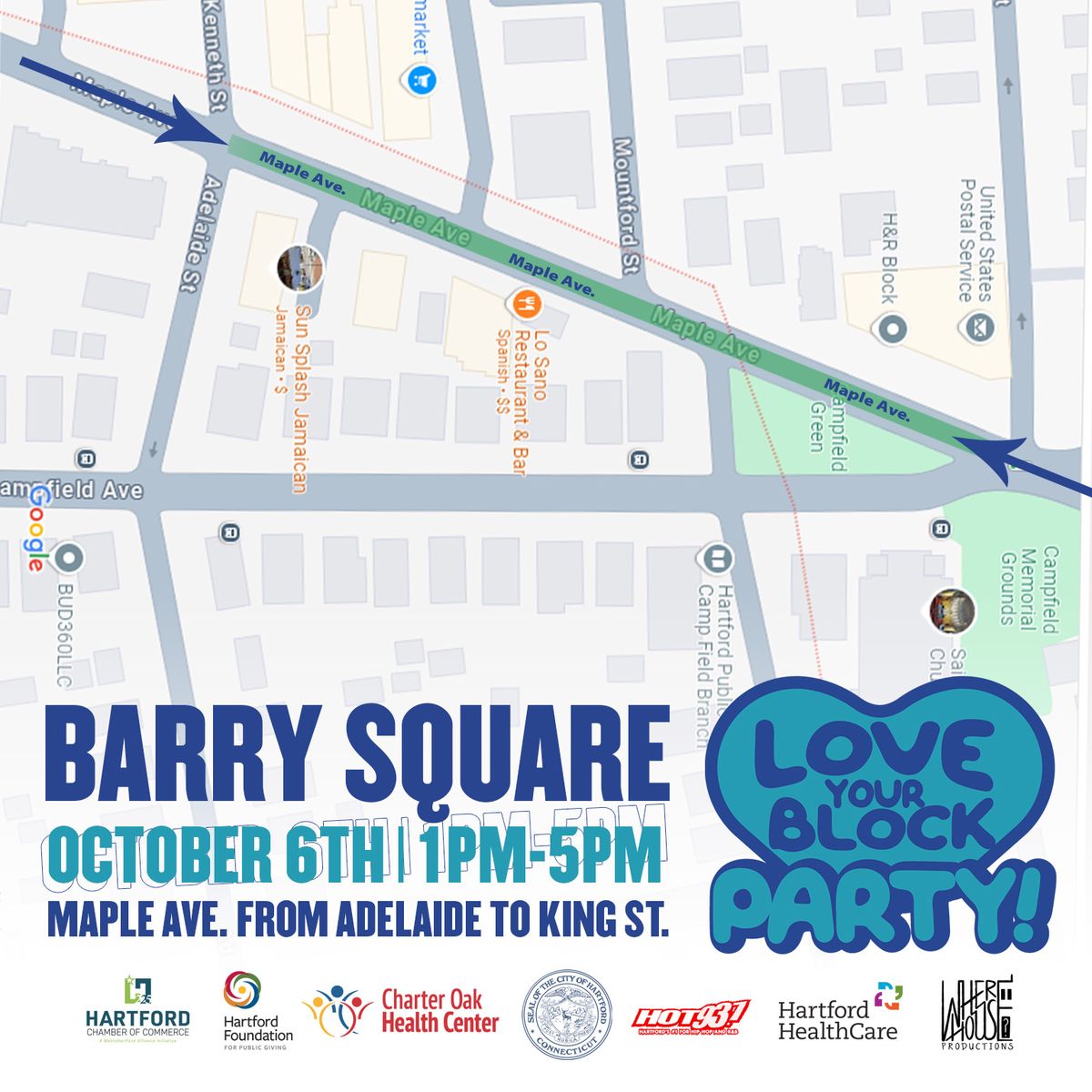 Love Your Block Party: Barry Square (Maple & Campfield)