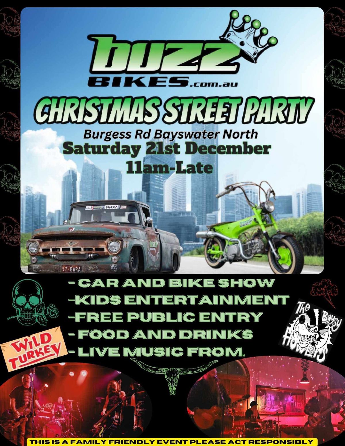 Buzz Bikes Christmas Street Party