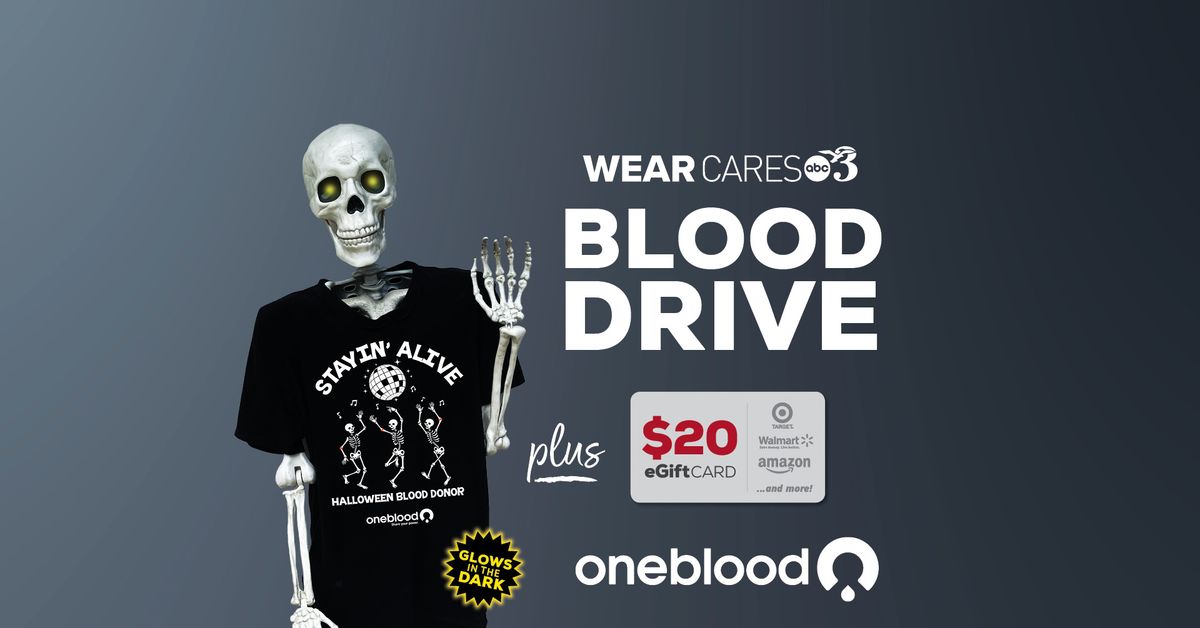 WEAR Cares ABC 3 Blood Drive at Blue Wahoos Stadium \u26be