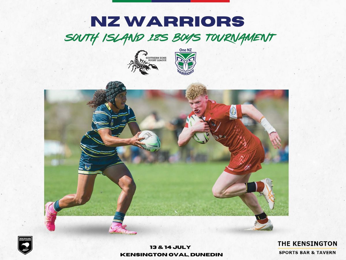 NZ Warriors South Island 18s Boys Tournament - Dunedin