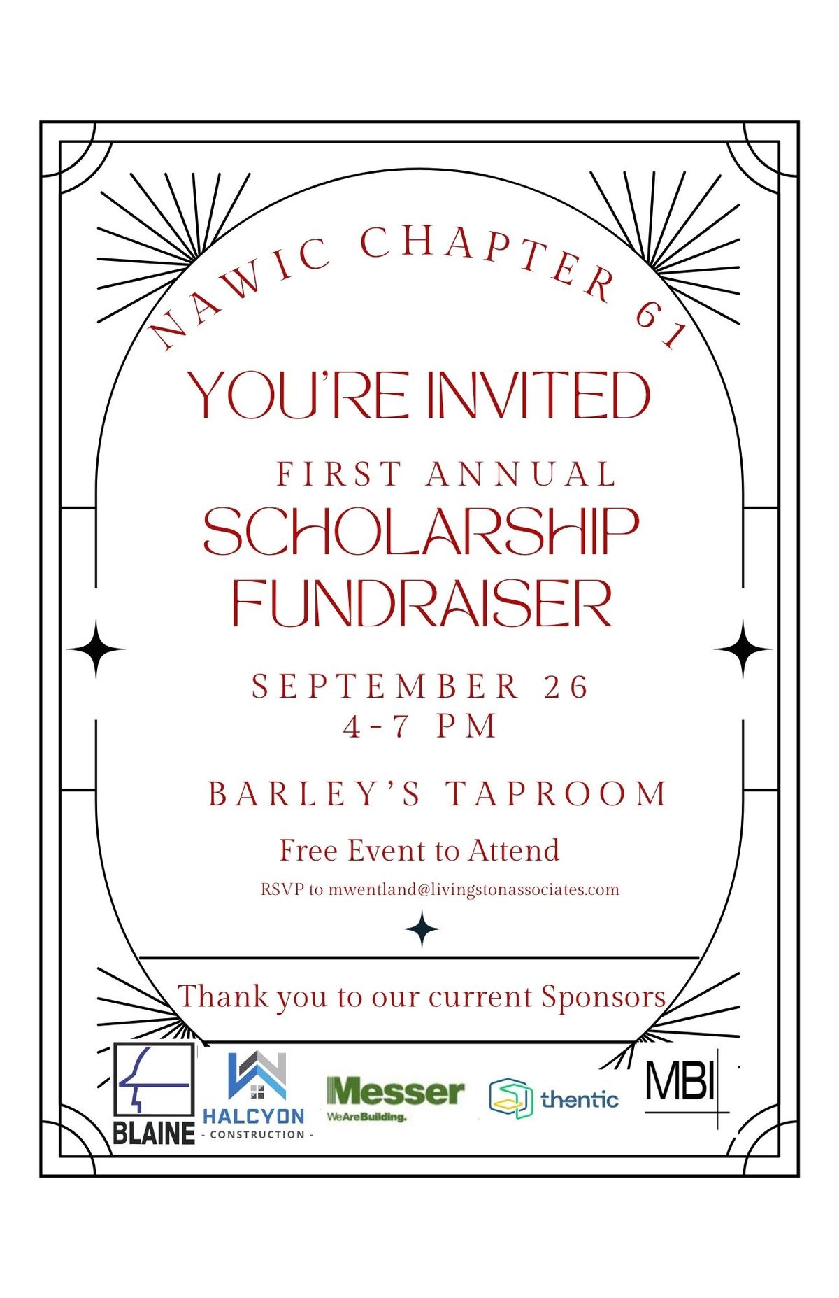 First Annual Scholarship Fundraiser