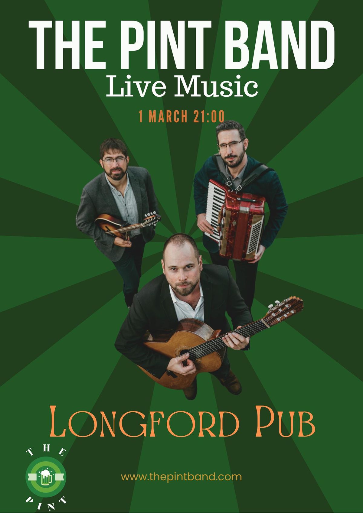 The Pint Band - Live Irish Music in Longford Pub