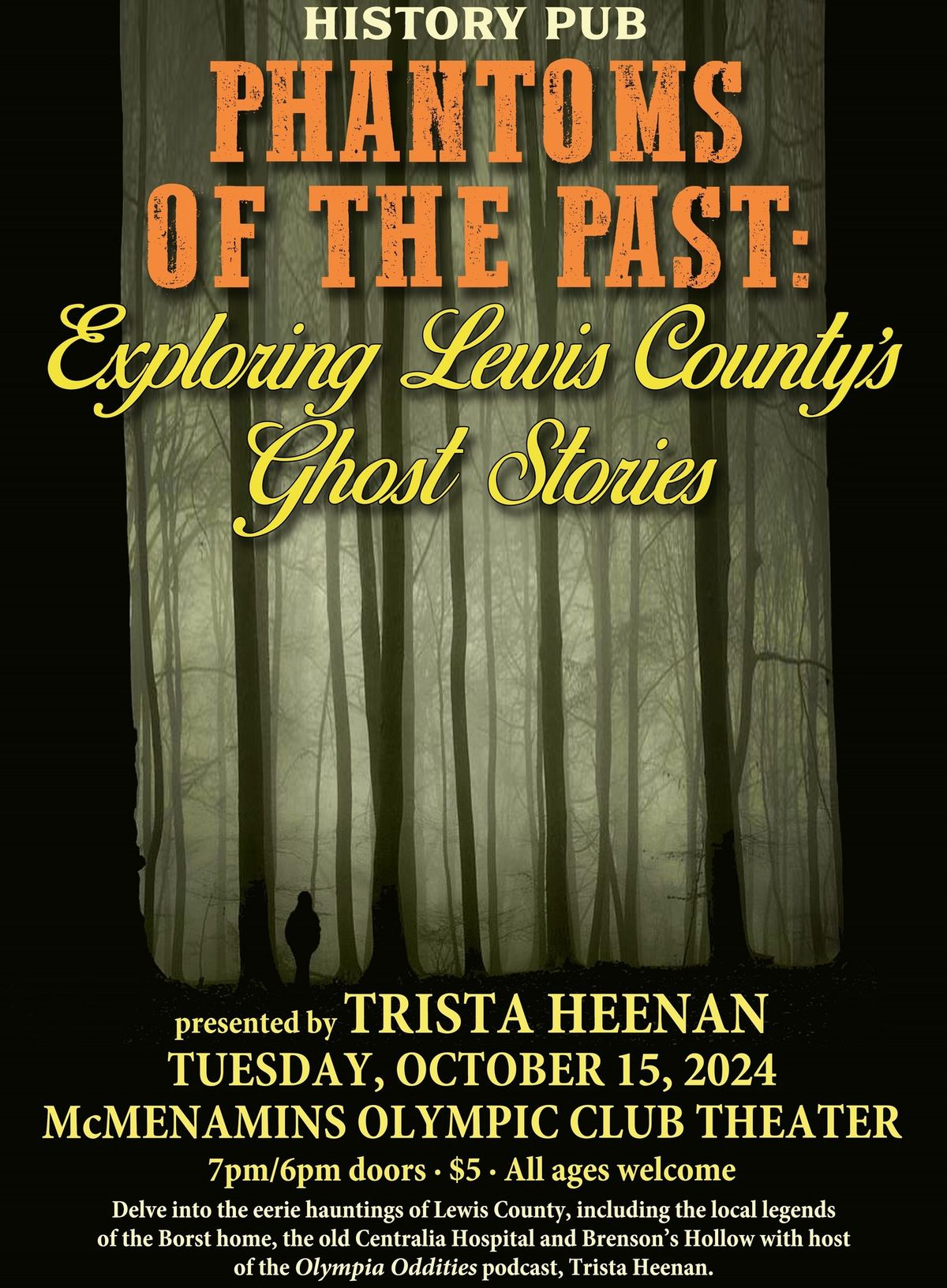 History Pub - Phantoms of the Past: Exploring Lewis County's Ghost Stories