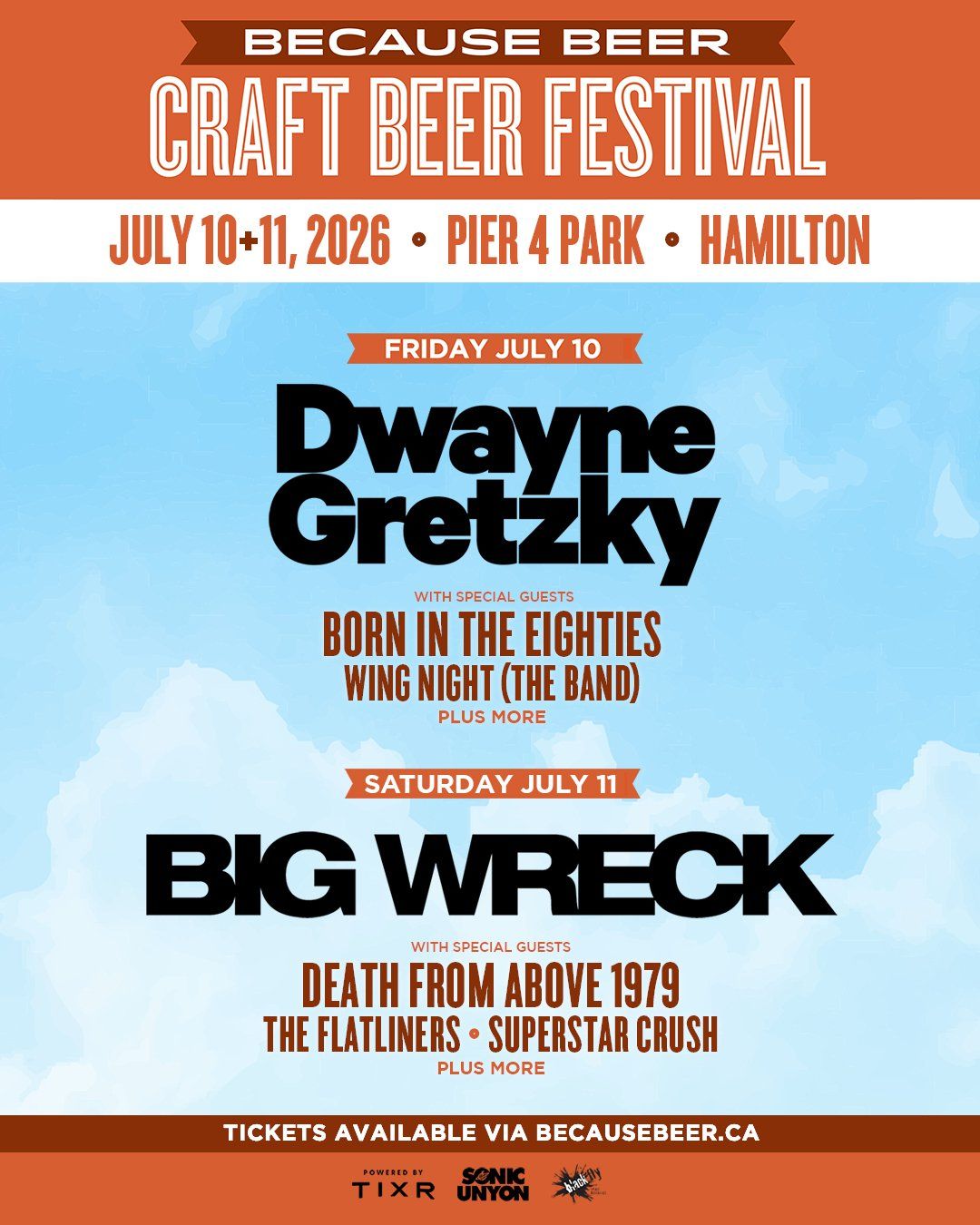 Because Beer Craft Beer Festival: Dwayne Gretzky Big Wreck & Born in ...