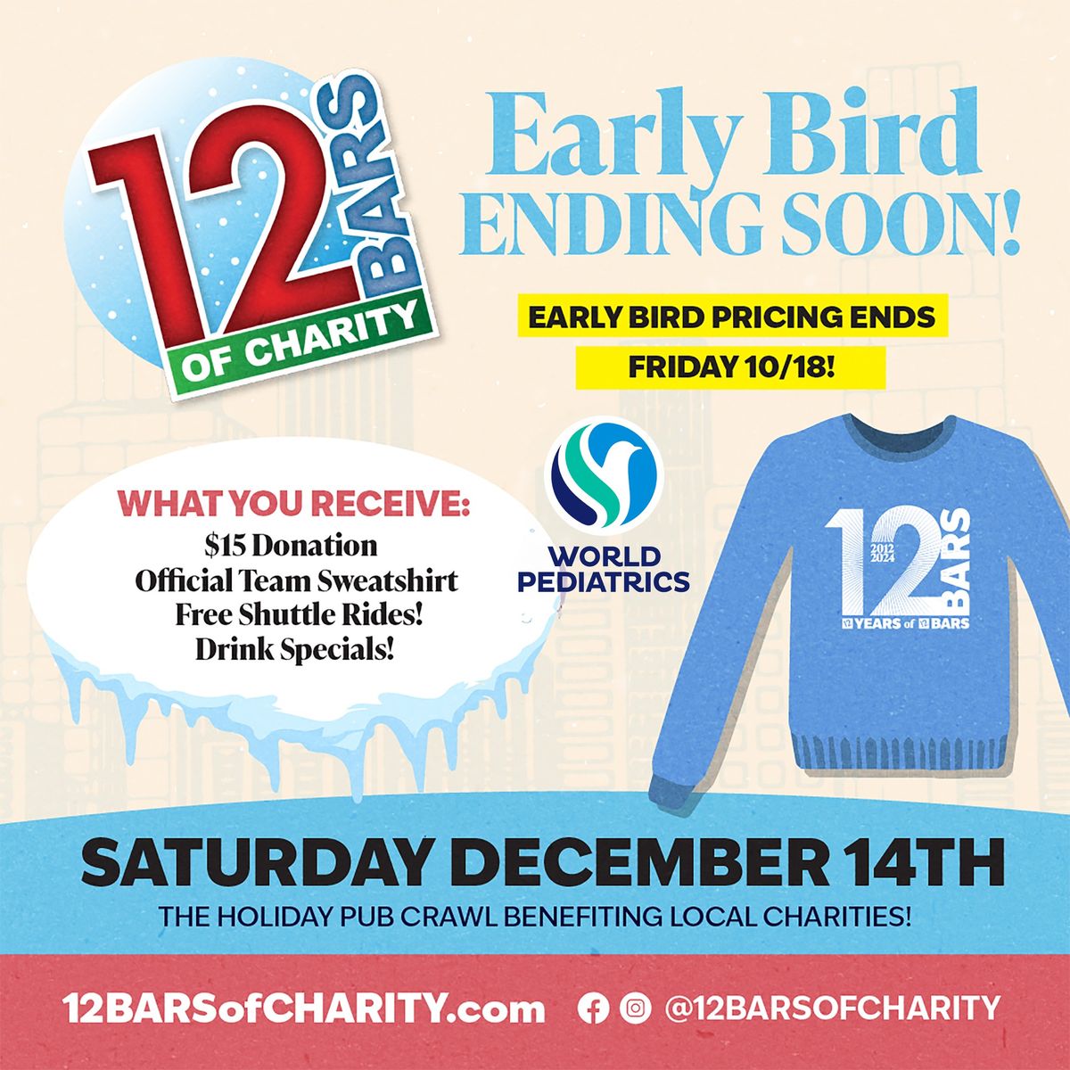 12th Annual 12 Bars of Charity - Team Blue