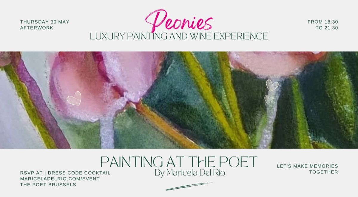 Painting at The Poet by Maricela Del Rio \ud83c\udf78\ud83d\uddbc