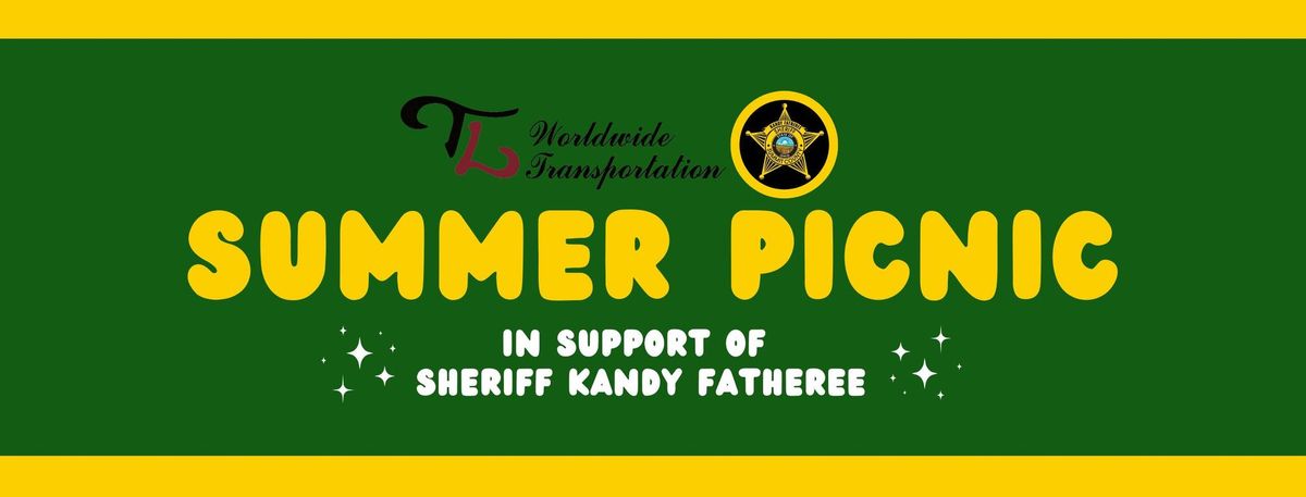 Summer Picnic with Sheriff Fatheree!