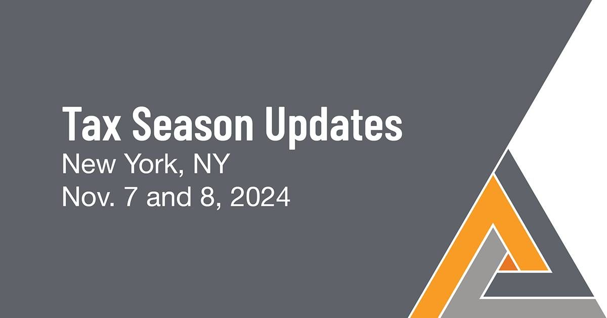 2024 NATP Tax Season Update: New York, NY