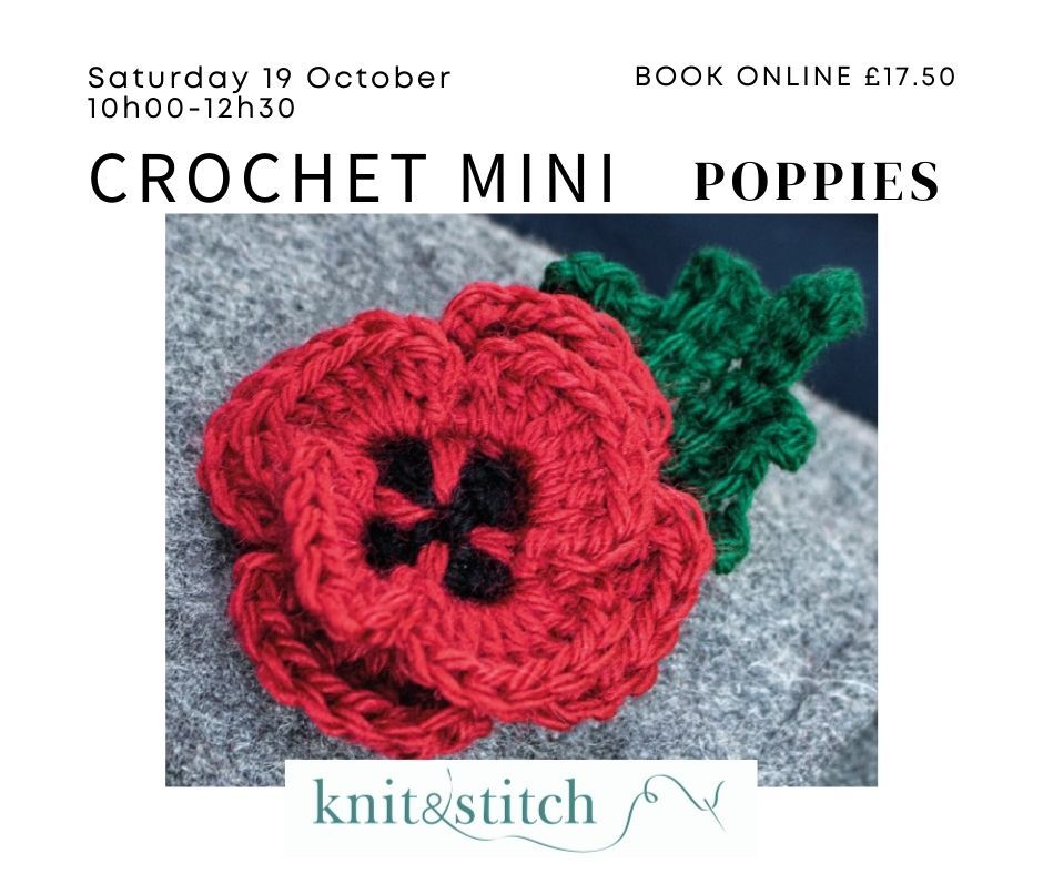 Crochet Mini: Poppies