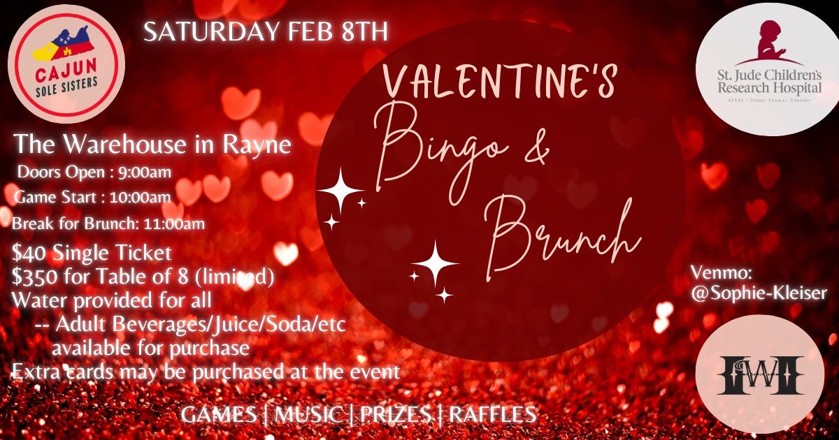 Galentine\u2019s Bingo & Brunch -- Benefit St. Jude Children's Hospital