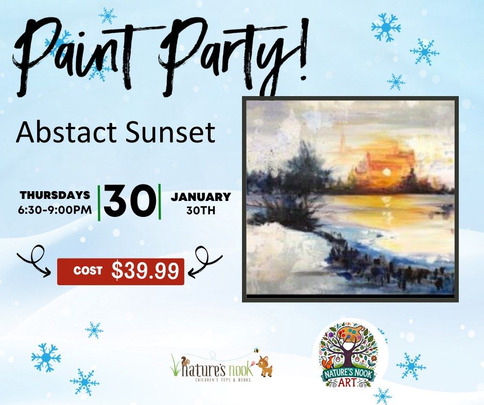 Jan. 30th Beyond the Basics: Painting Night