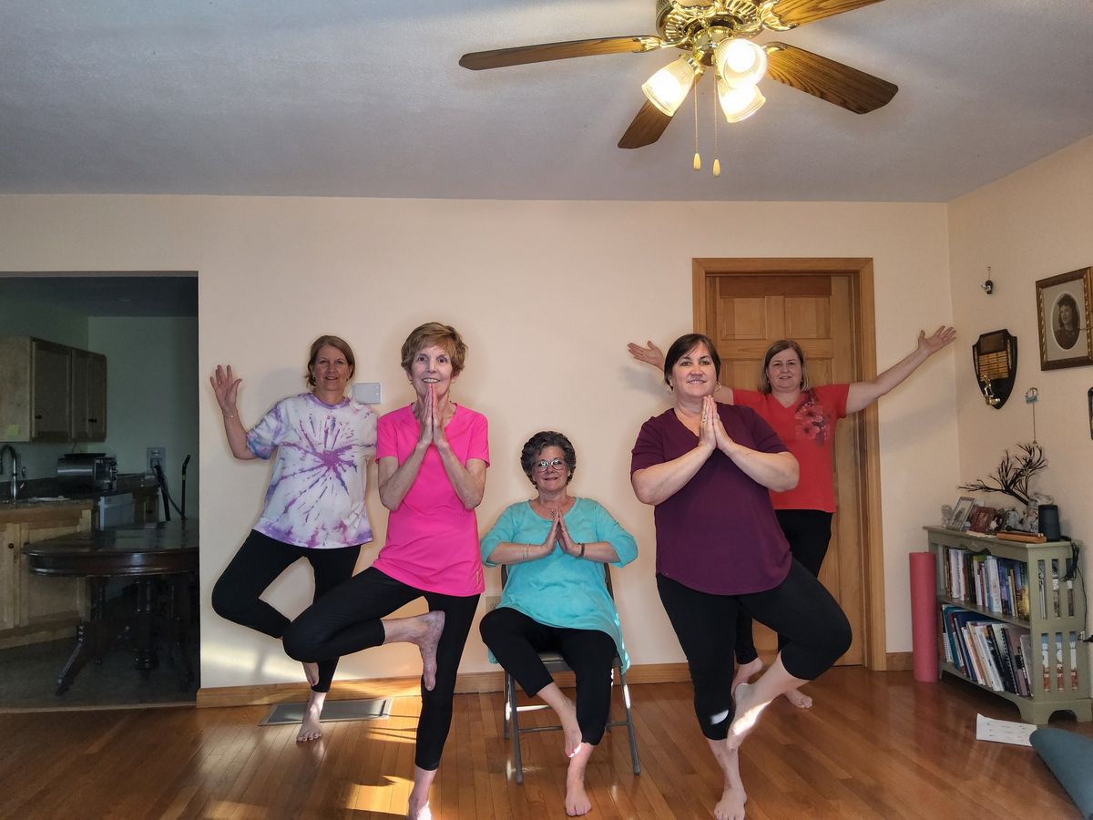 Free-trial Yoga for Arthritis class on ZOOM