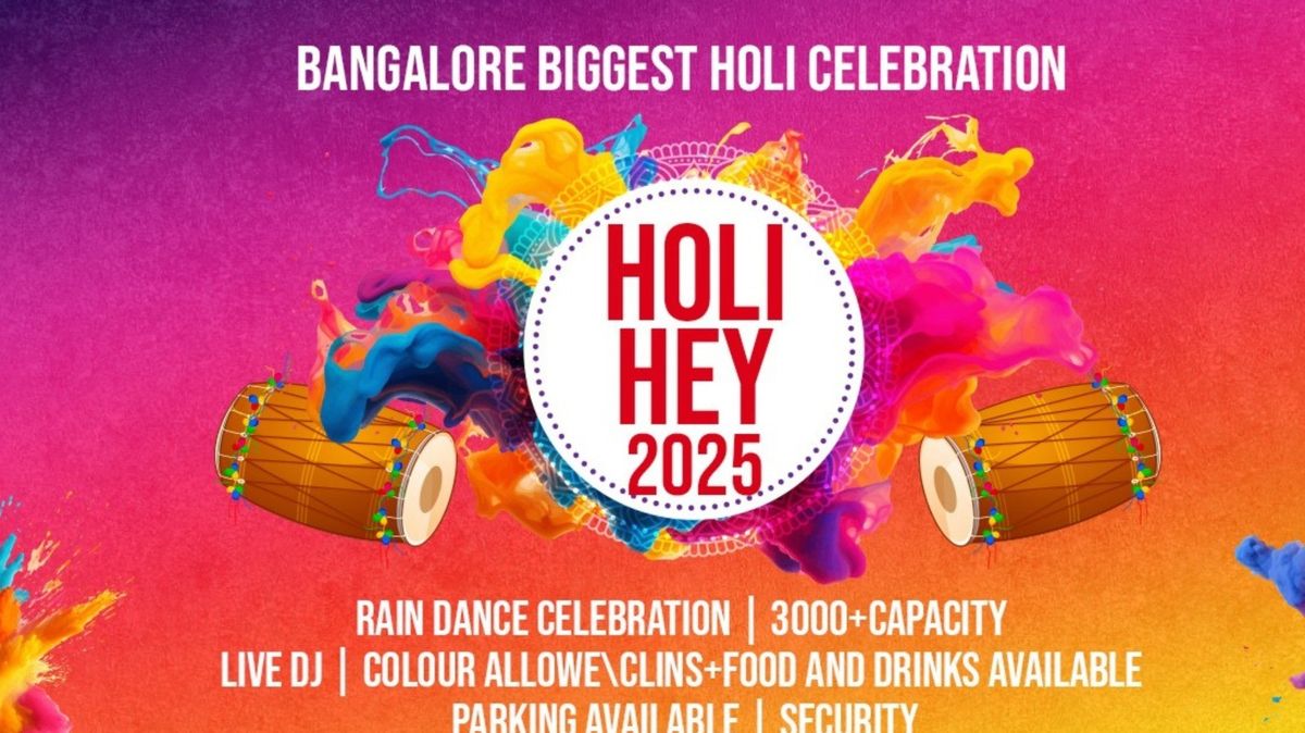 Holi Hey -Rain Dance Party