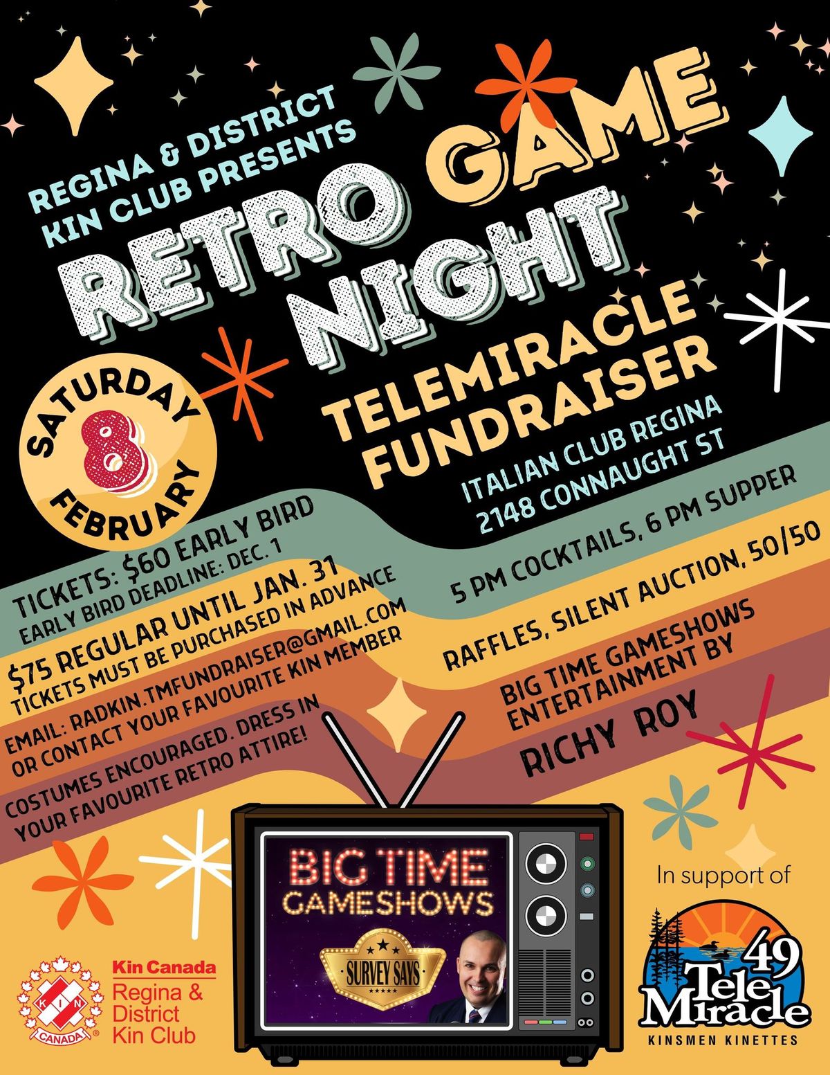 Retro Game Night - Telemiracle Fundraiser 