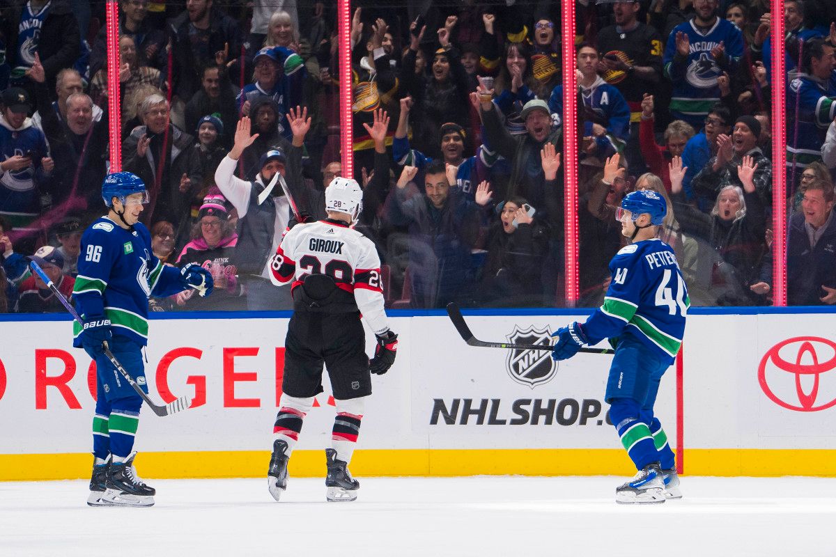 Ottawa Senators at Vancouver Canucks