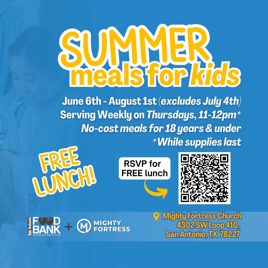 FREE Summer Lunch on Thursdays for Kids *18 & under