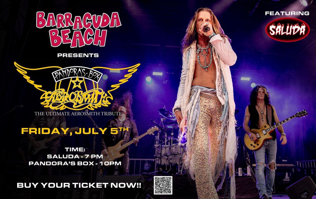 Pandora\u2019s Box - The Ultimate Aerosmith Tribute at Barracuda Beach in Panama City Beach, Fl