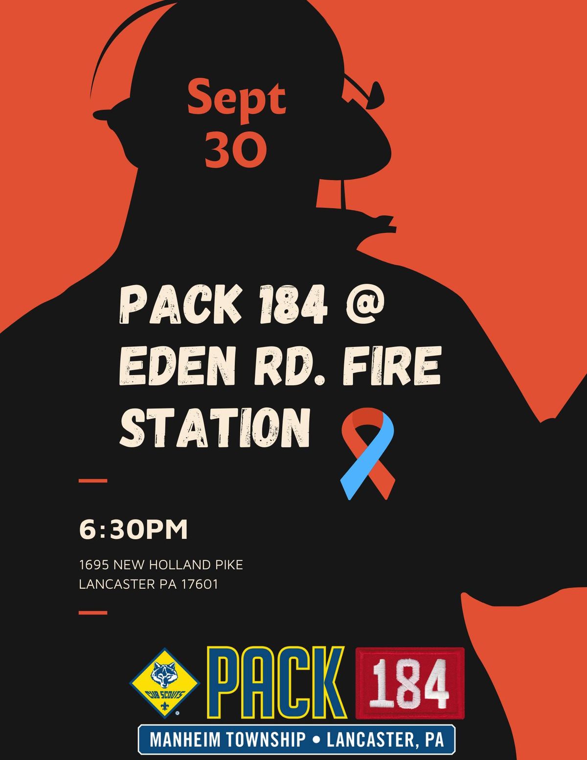 Pack Meeting at the MT Fire Station